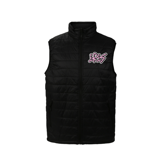 BLACK LOGO VEST (PINK)