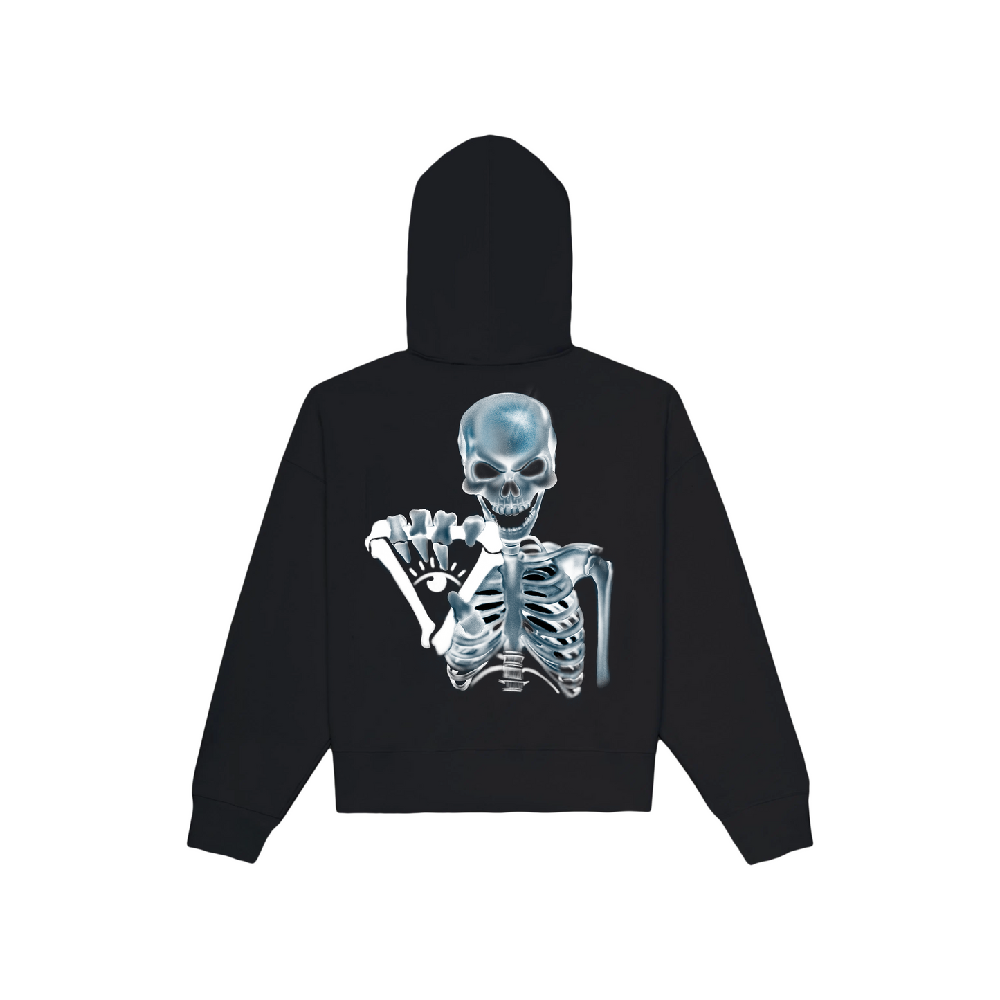 SKELETON HOODIE (BLACK)