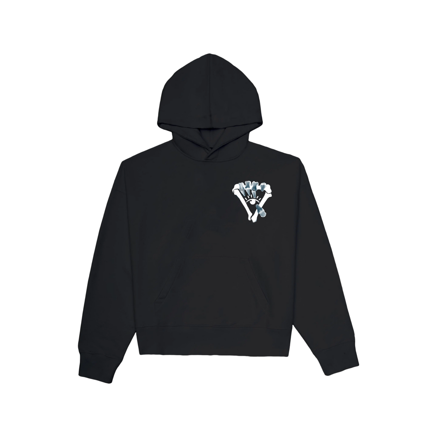 SKELETON HOODIE (BLACK)