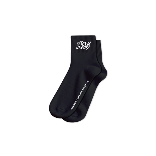 LOGO ANKLE SOCKS (BLACK)