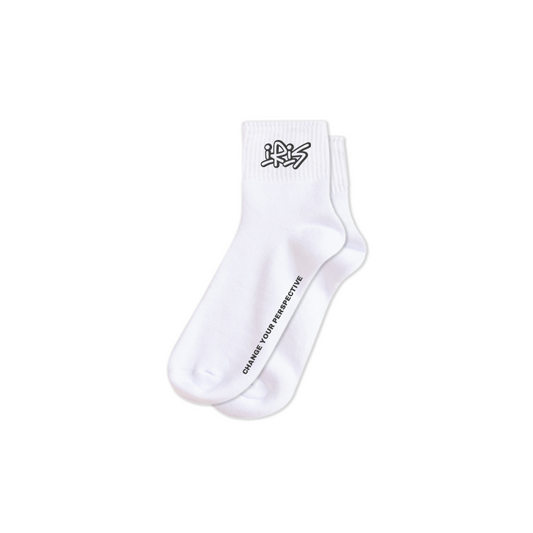 LOGO ANKLE SOCKS (WHITE)