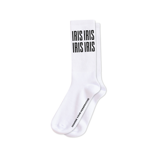 LOGO SOCKS QUAD (WHITE/BLACK)